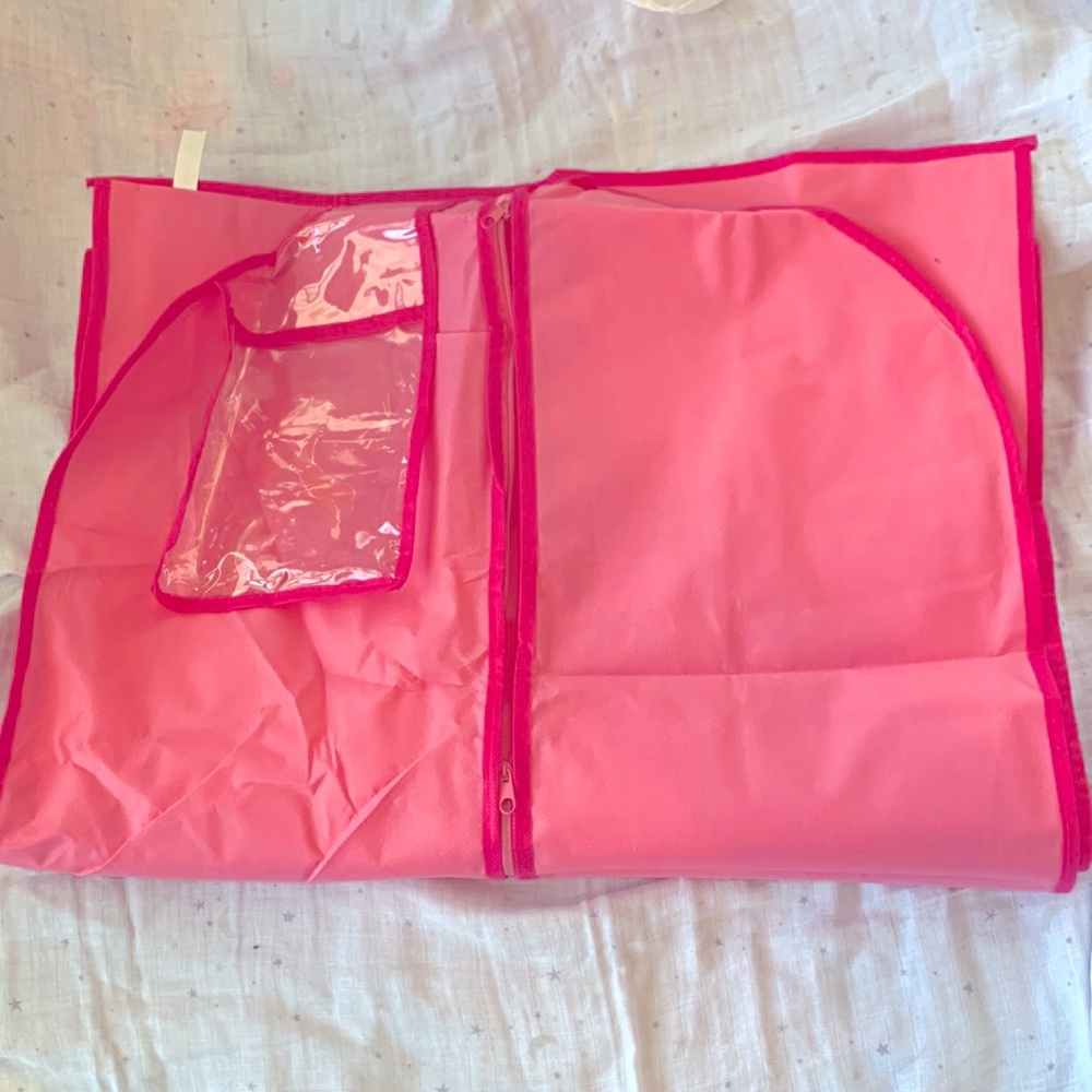 Pink garment dress bag 👗